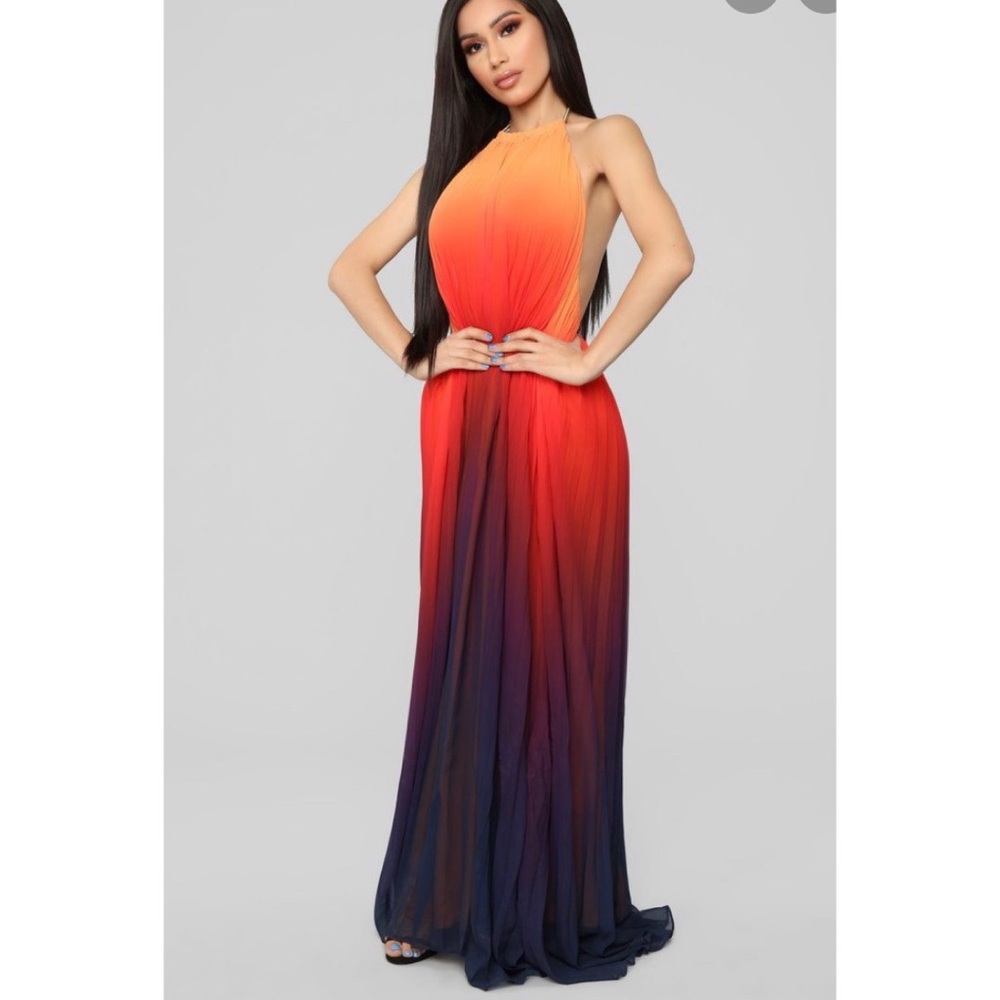 Sunset Ombré Dress